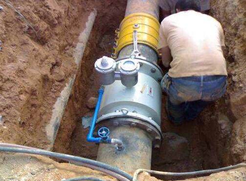 黃河管理委員會使用的大口徑威力巴流量計